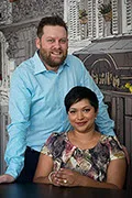Profile photos of the founders of Thomas Property, Dale & Evelyn Thomas